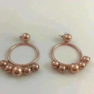 Kate Spade new Large Bauble Hoops w dangling balls
